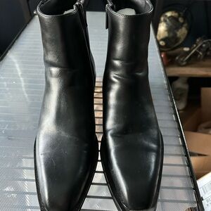 Men's Black Leather Boots